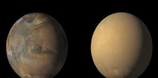 Dust storms ate water on mars