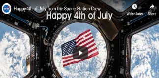 4th July Message from Space Crew Station